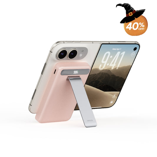 iWALK 10000mAh Portable Charger with Adjustable Stand & LED Display for sale