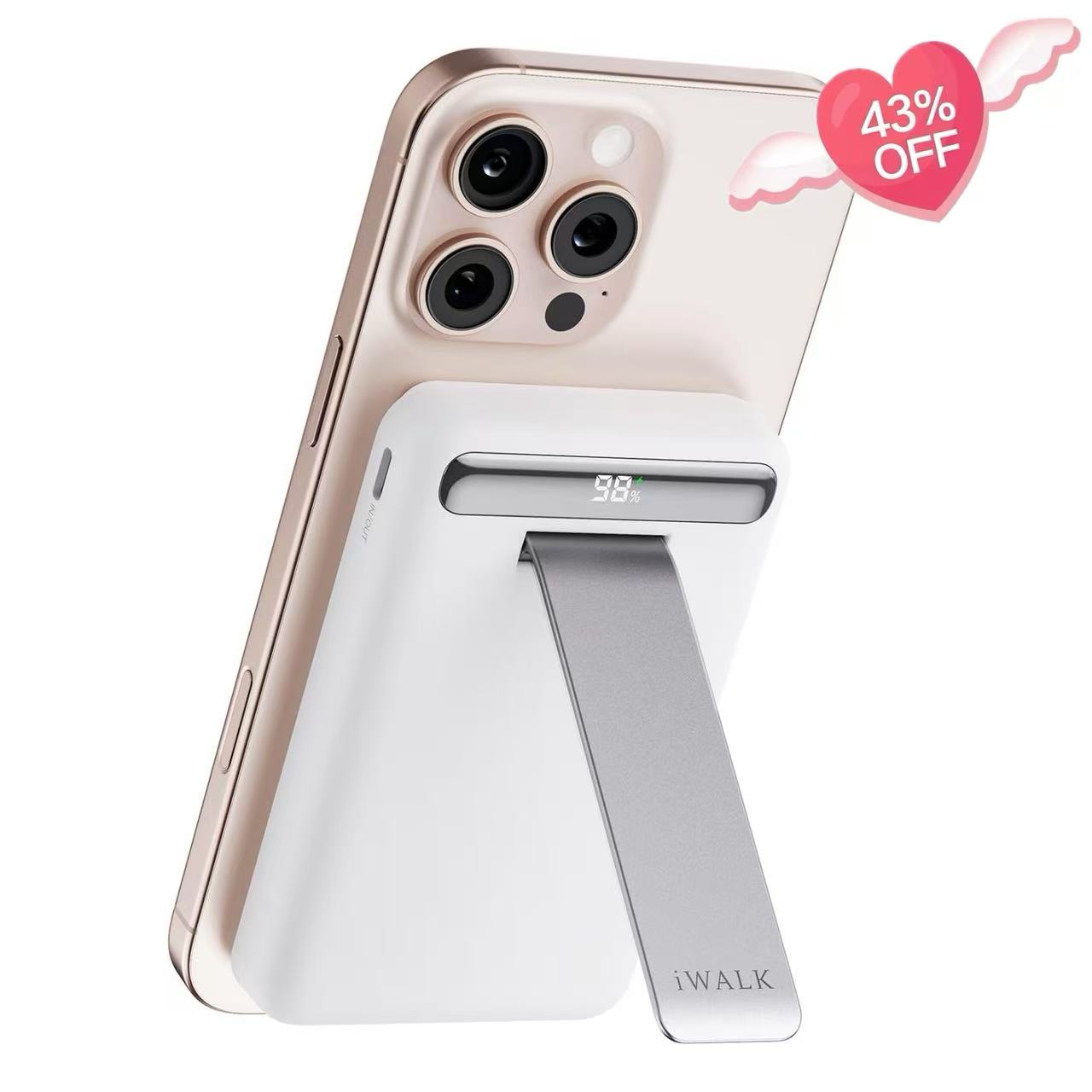 iWALK 10000mAh Magnetic Power Bank with Adjustable Stand