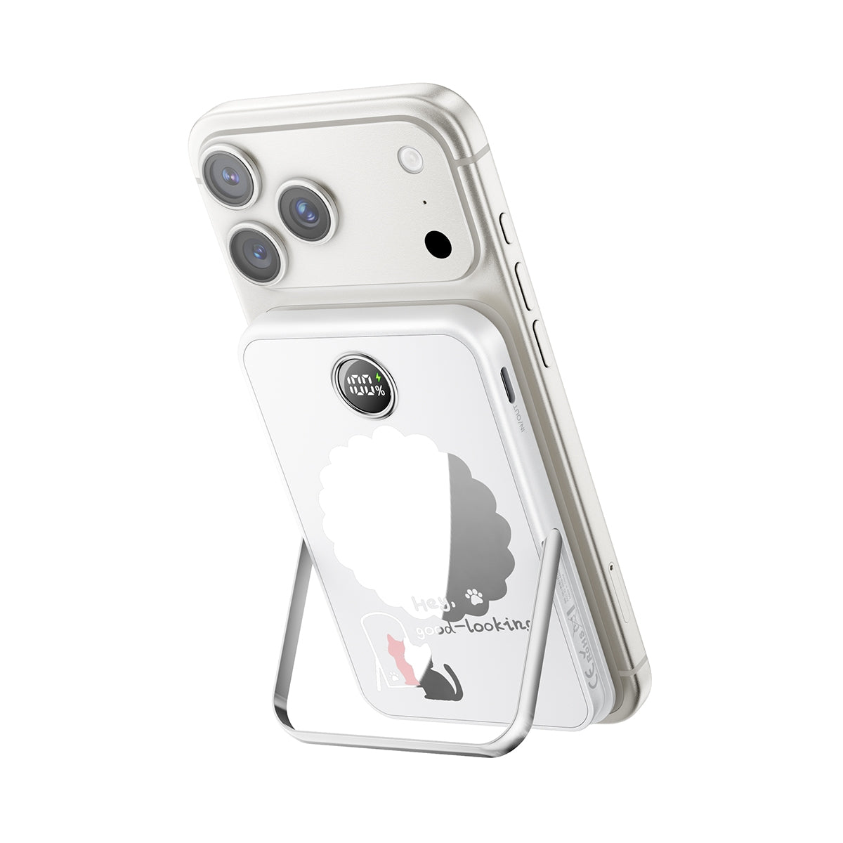 iWALK PowerStand Show | 5000mAh Magnetic Power Bank with Mirror
