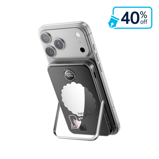 iWALK Magnetic Power Bank with mirror and stand