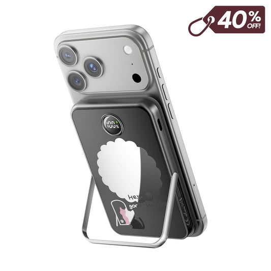 iWALK Magnetic Power Bank with mirror and stand