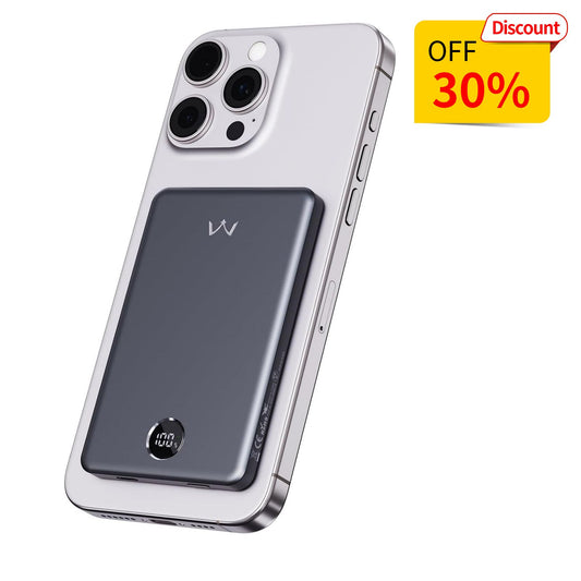 iWALK PowerSlim 5000| 5000mAh Ultra-Slim Magnetic Power Bank