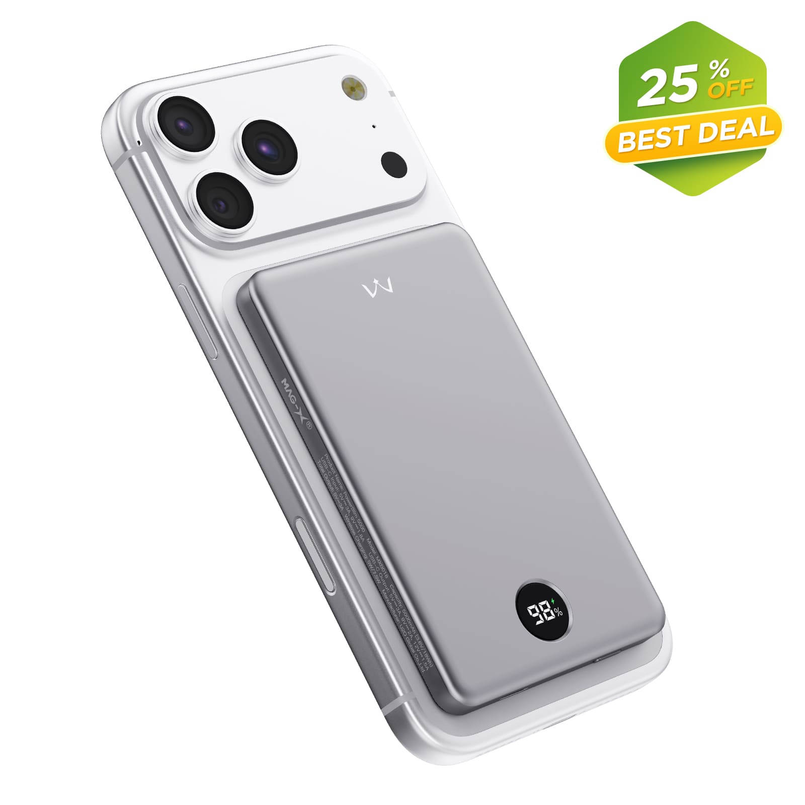 Ultra-Slim Magnetic Wireless Power Bank for sale 