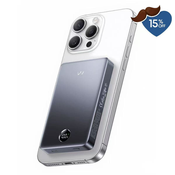 iWALK 10000mAh Qi2.0 Certified 15W Magnetic Wireless Power Bank