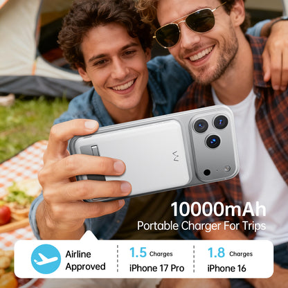 iWALK Magnetic Wireless Portable Charger with Stand