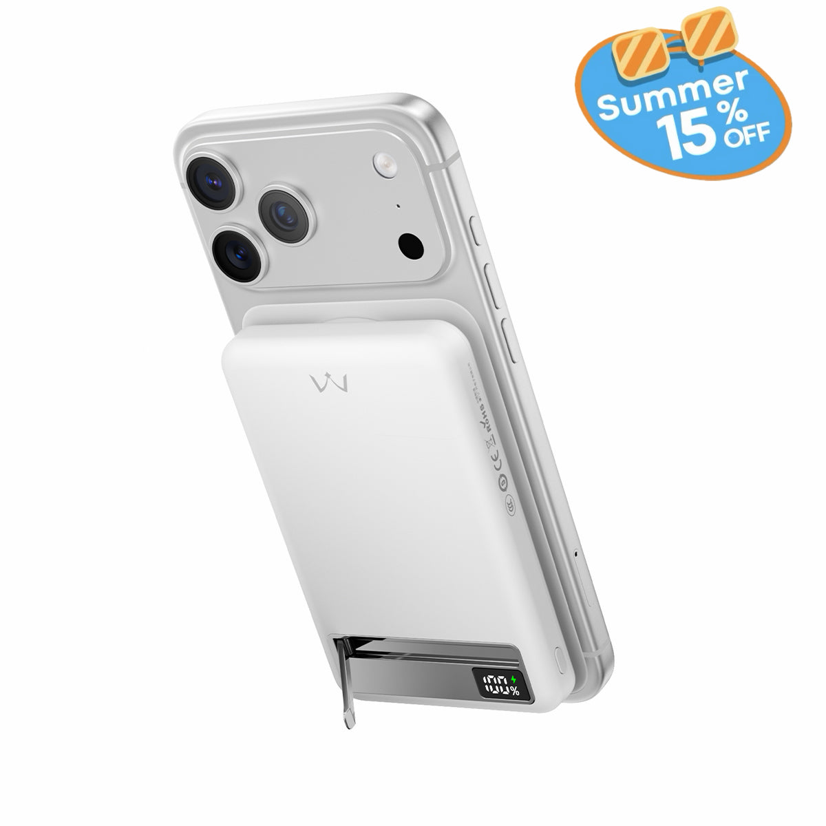 Magnetic Wireless Power Bank 10000mAh for iPhone 17/16/15/14/13/12
