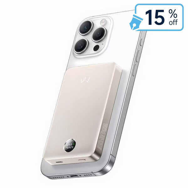 iWALK 10000mAh Qi2.0 Certified 15W Magnetic Wireless Power Bank
