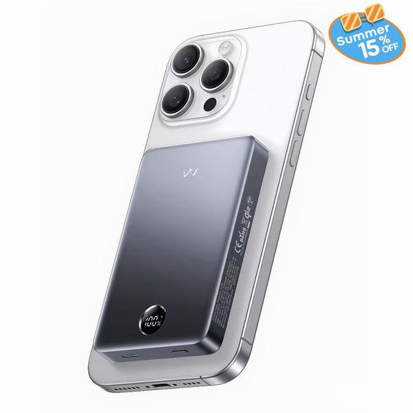 iWALK 10000mAh Qi2.0 Certified 15W Magnetic Wireless Power Bank