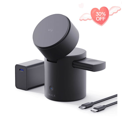 iWALK StandMe Auto Rotation Foldable 3-in-1 Charging Dock for sale