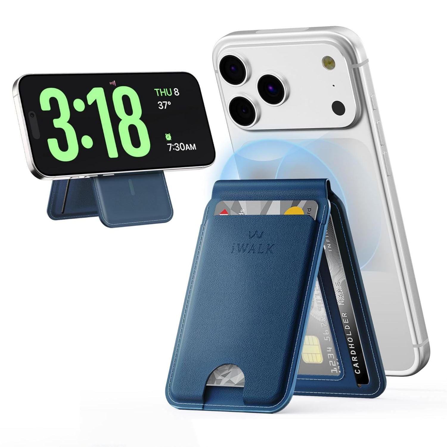 MagStand Wallet MagSafe Stronger Magnetic Slim Leather Phone Wallet