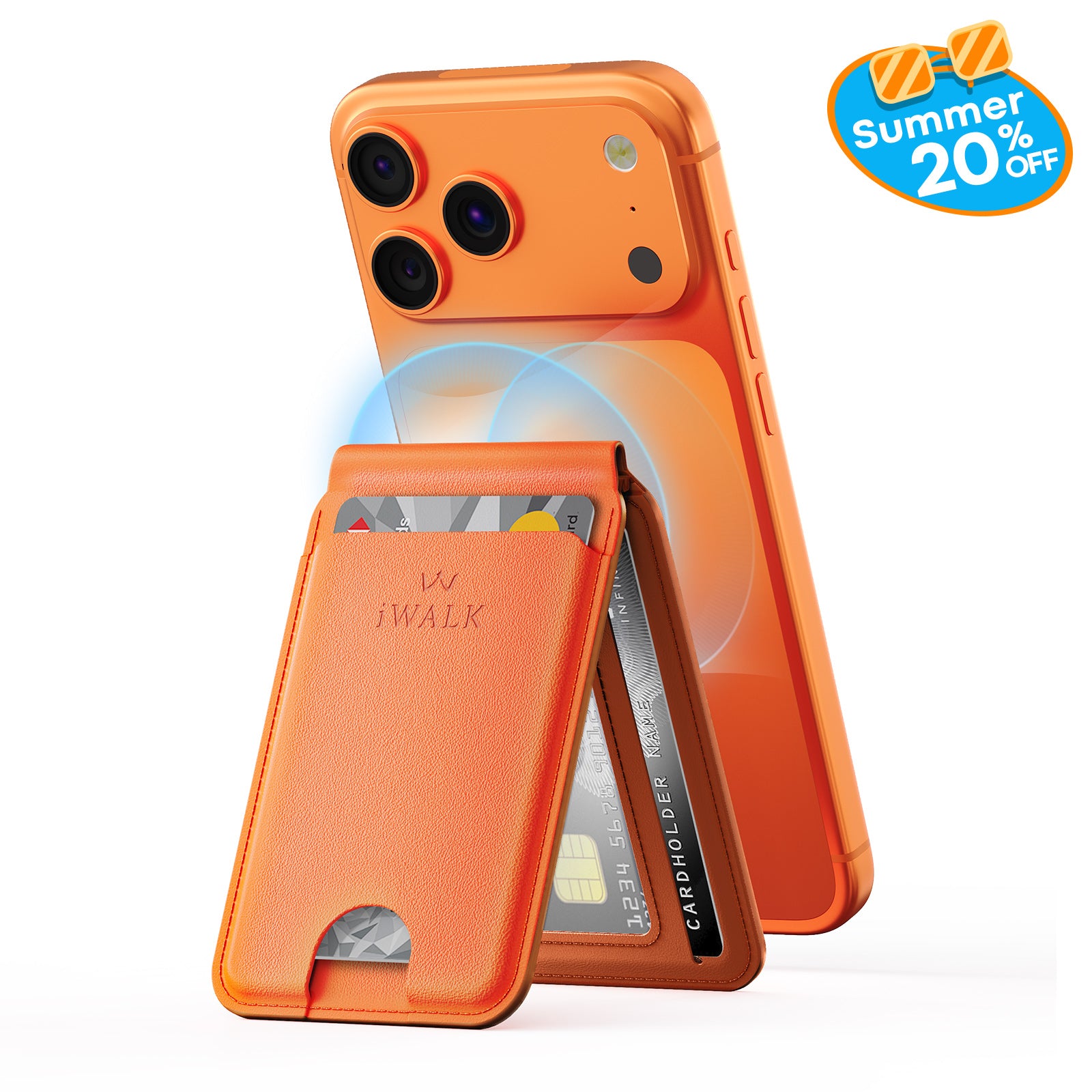 Slim Leathe Phone Wallets for iPhone 16/15/14/13/12