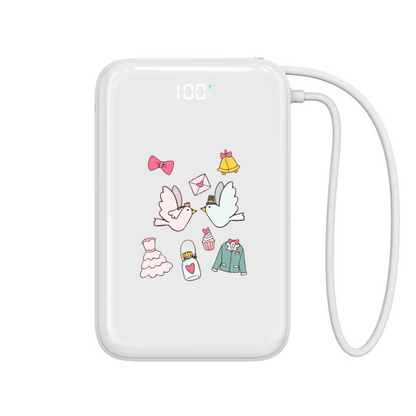 Custom iWALK MagicGo 10000 | 45W PD Fast Charging Power Bank with Built-in Cable & Holder