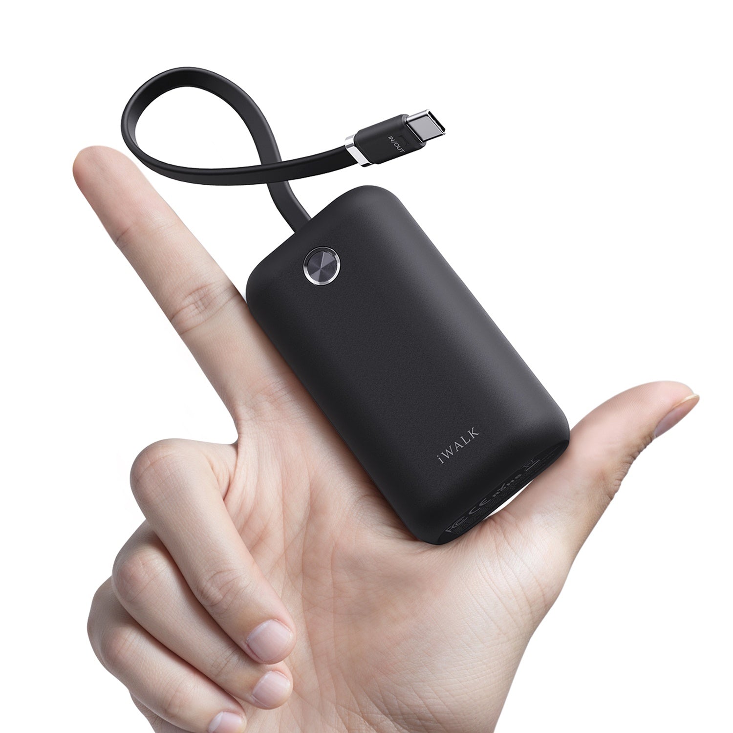 PowerMini Built Cable 22.5W USB C Fast Charging Power Bank