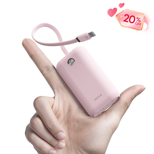 iWALK 22.5W Fast Charging Mini Power Bank for iPhone 17/16/15/Android