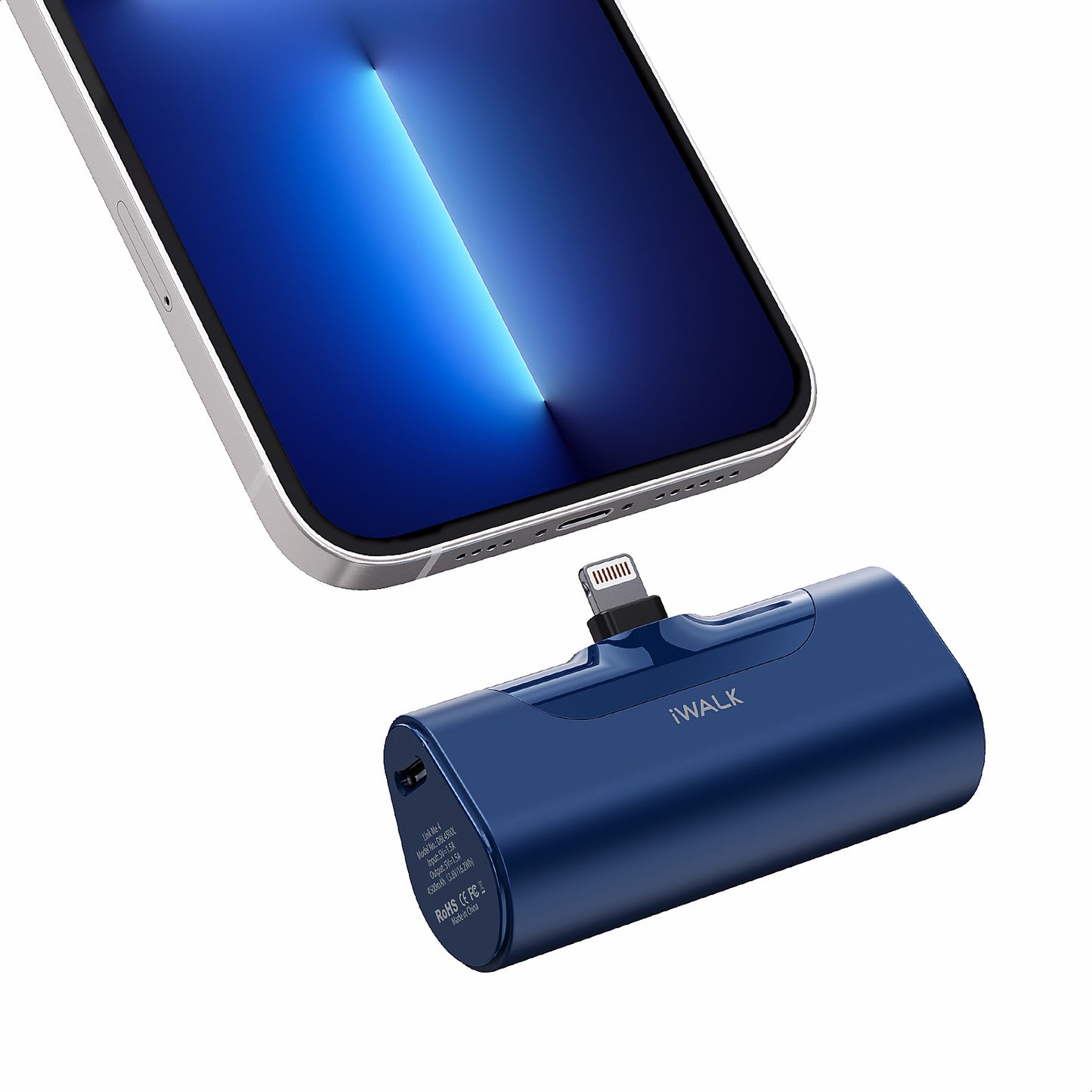 iWALK LinkPod 4 | 4500mAh Pocket Size Cute Portable Charger [Built-In Lightning Connector]
