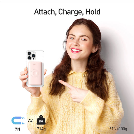 iWALK MAG-X Magnetic 10000mAh PD Fast Charging Wireless Power Bank with iWatch Charger