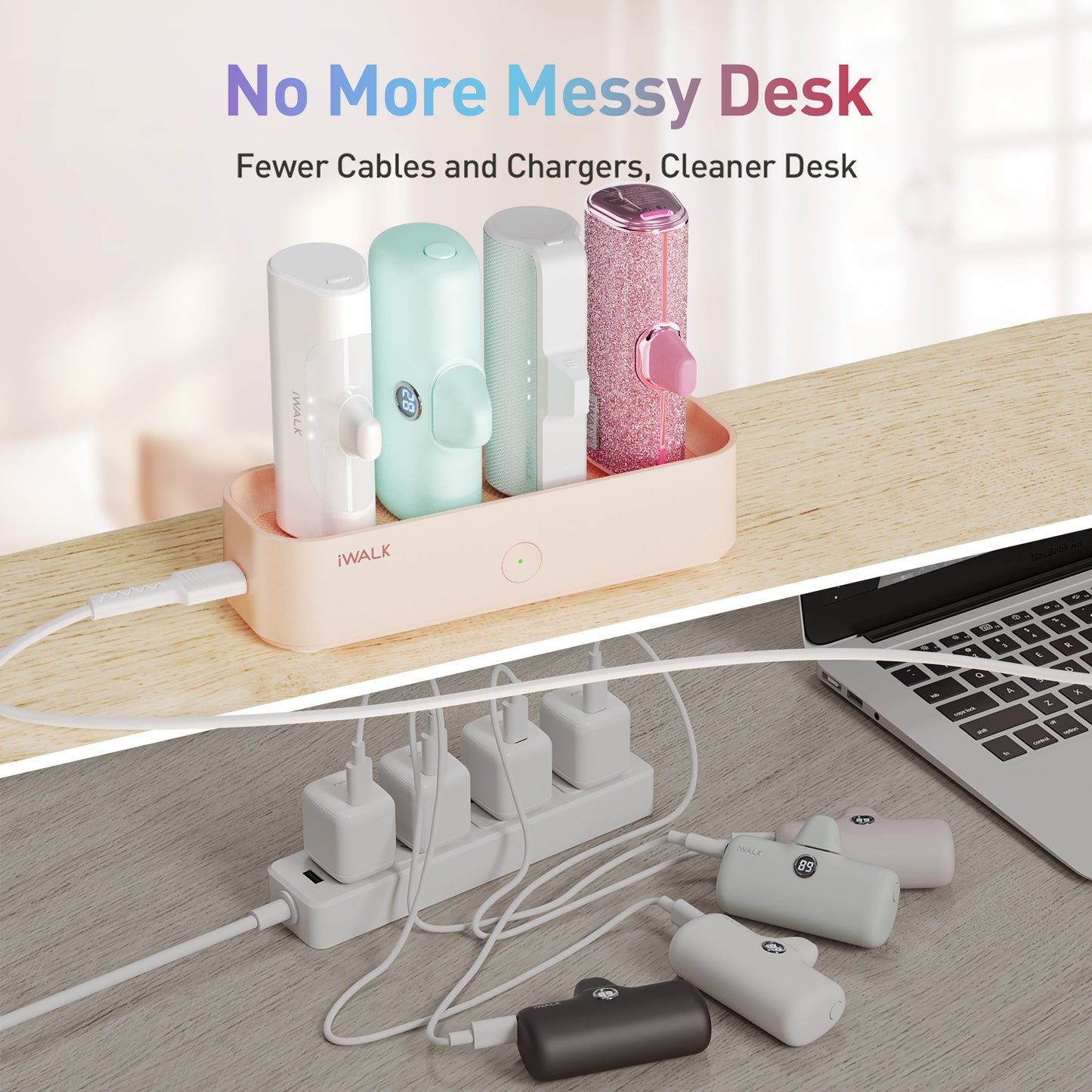 iWALK LinkPod Station compact footprint saves desk space