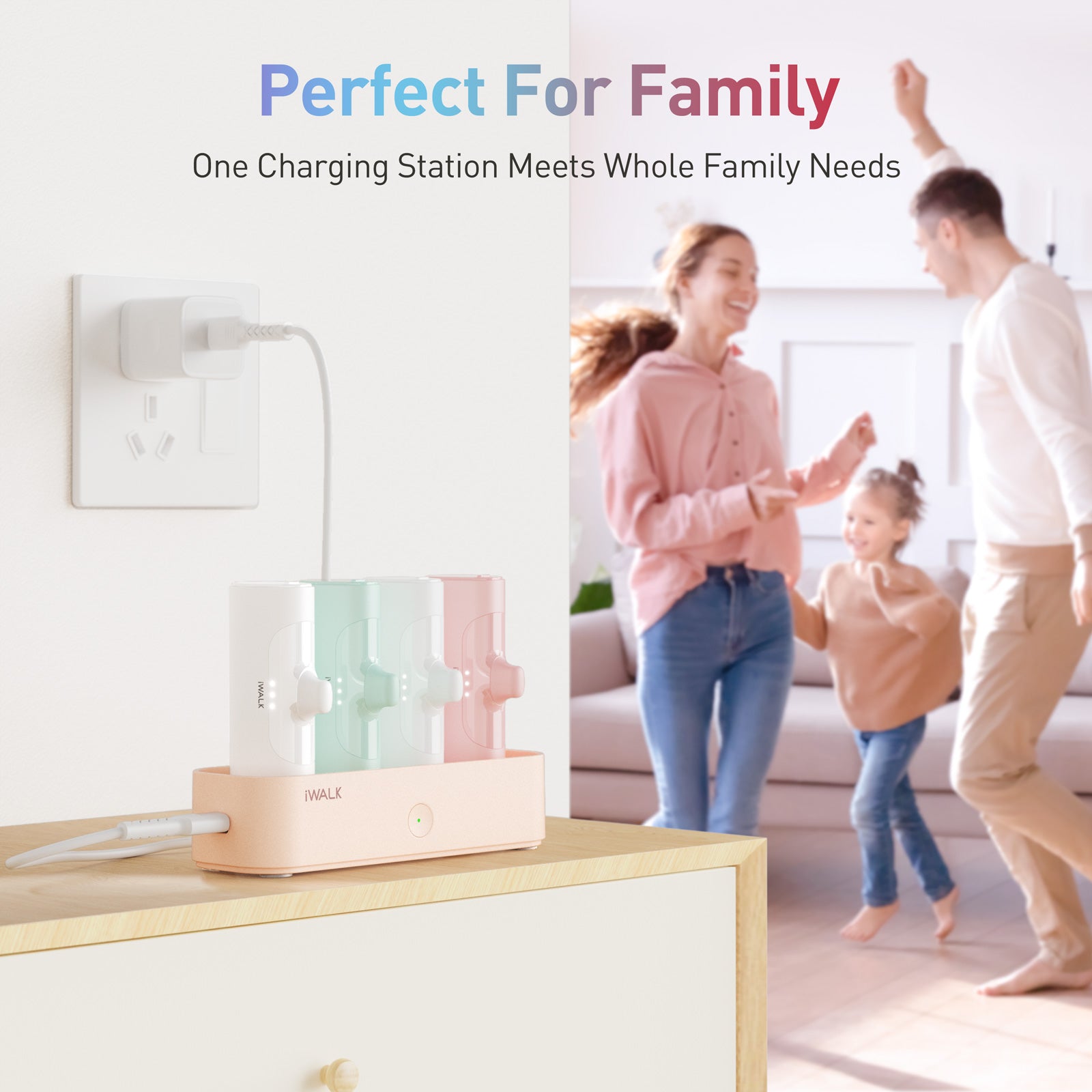 iWALK LinkPod Station USB-C input fast charging support