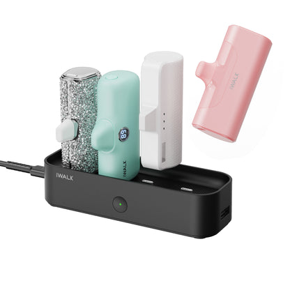 iWALK LinkPod Station charge 4 portable chargers simultaneously