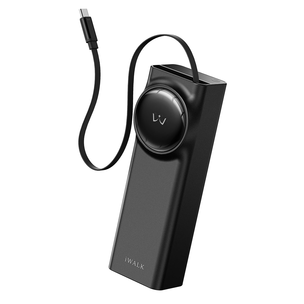 iWALK LinkPod Reel 20000 | 20000mAh, 65W Fast Charging with Built-in 2.3ft Retractable Cable