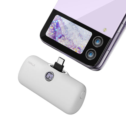 iWALK USB C 5000mAh Portable Charger Power Bank for Android Samsung